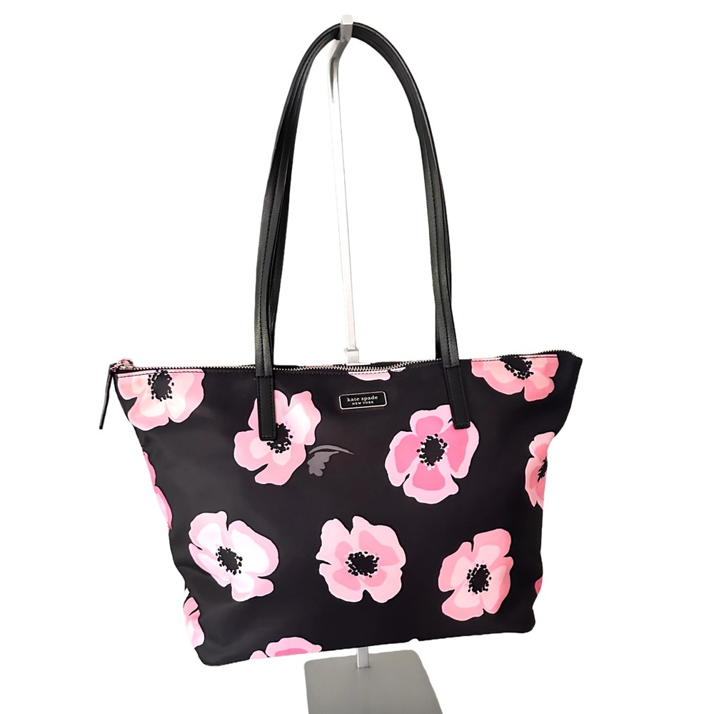 Kate Spade Hayden Nylon Floating Poppies Tote Bag